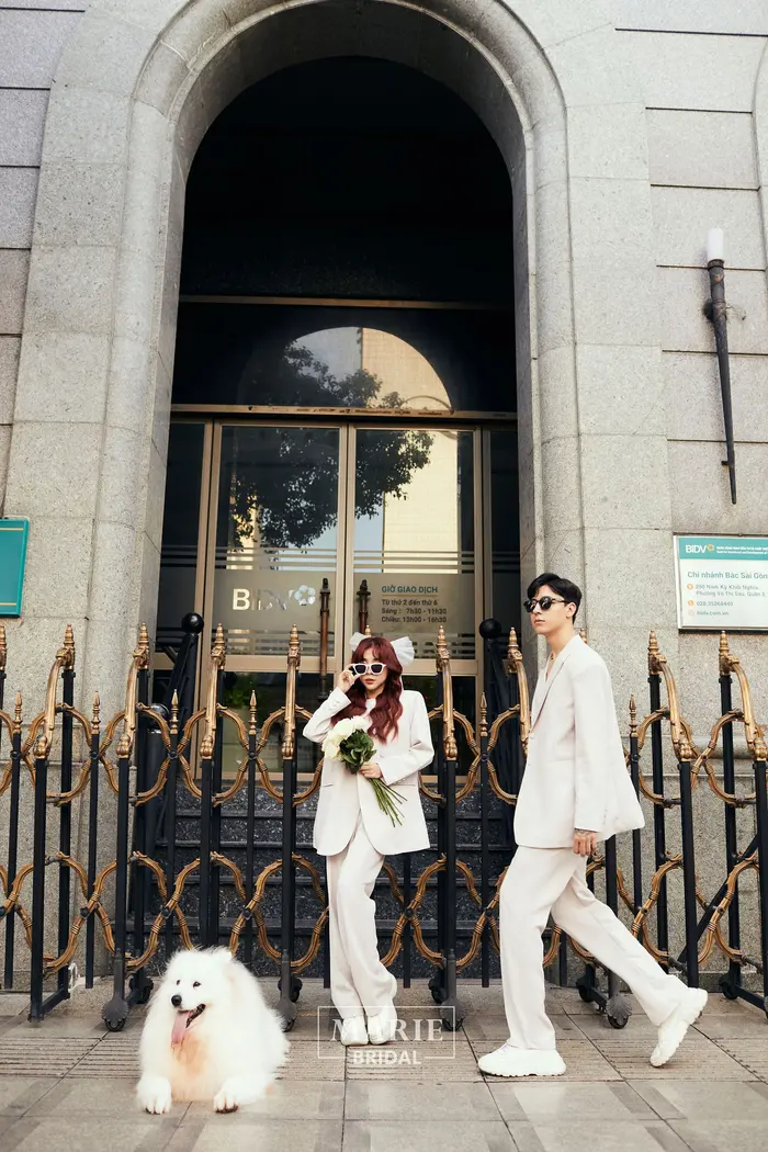 Ngoại cảnh Sài Gòn - ảnh cưới Marie Bridal