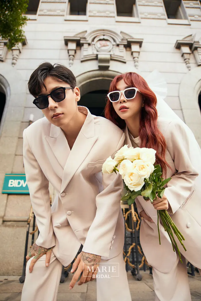 Ngoại cảnh Sài Gòn - ảnh cưới Marie Bridal