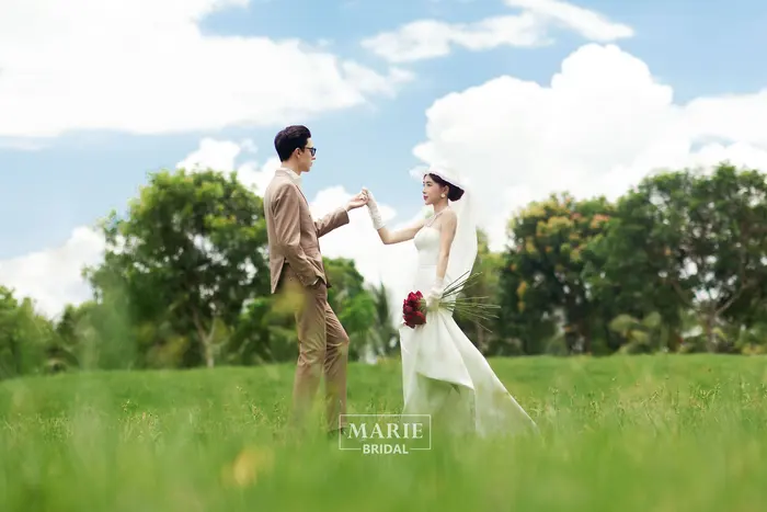 Ngoại cảnh Sài Gòn - ảnh cưới Marie Bridal