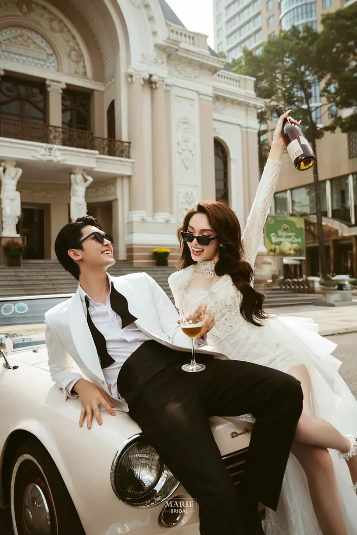 Ngoại cảnh Sài Gòn - ảnh cưới Marie Bridal