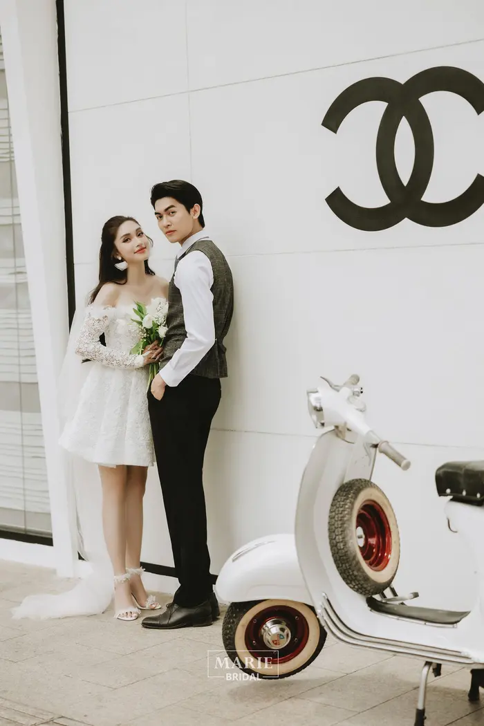 Ngoại cảnh Sài Gòn - ảnh cưới Marie Bridal