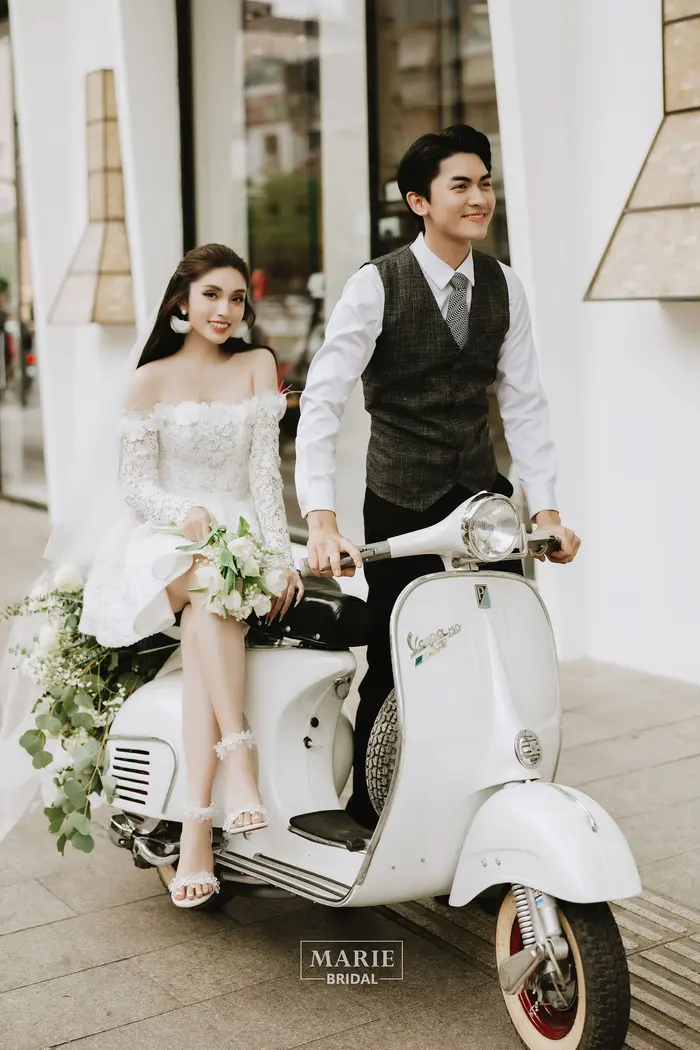Ngoại cảnh Sài Gòn - ảnh cưới Marie Bridal