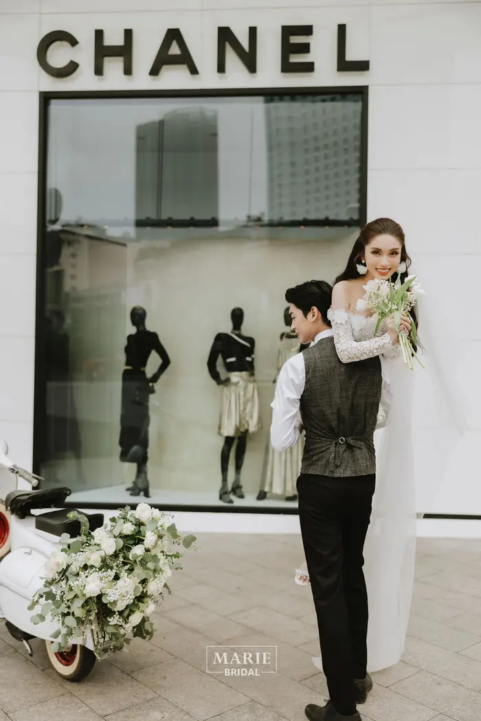 Ngoại cảnh Sài Gòn - ảnh cưới Marie Bridal