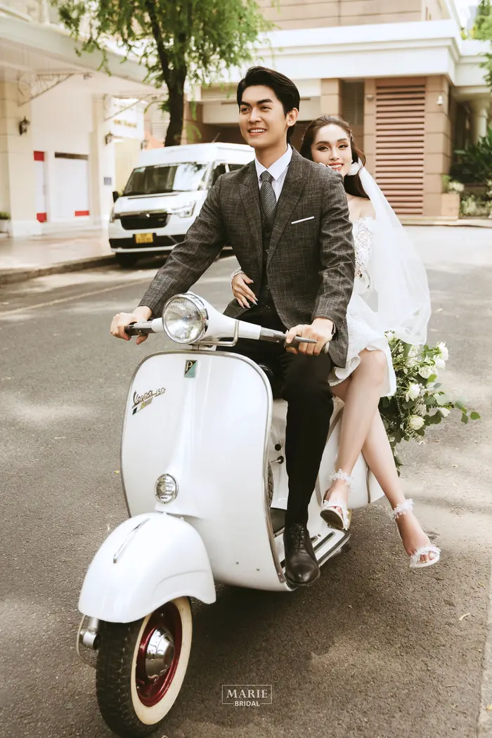 Ngoại cảnh Sài Gòn - ảnh cưới Marie Bridal
