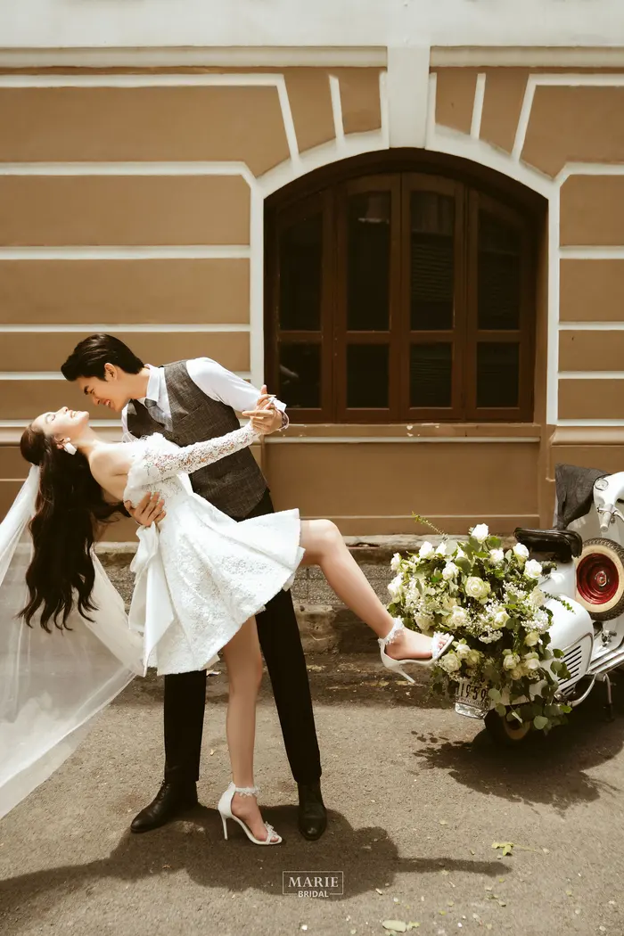 Ngoại cảnh Sài Gòn - ảnh cưới Marie Bridal