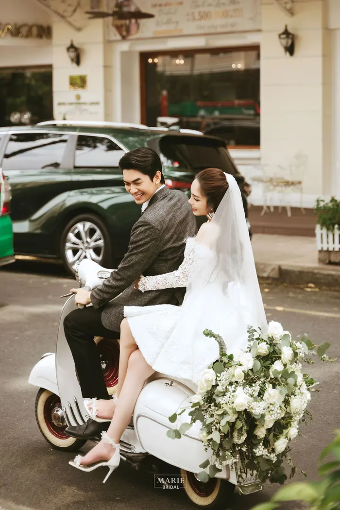 Ngoại cảnh Sài Gòn - ảnh cưới Marie Bridal