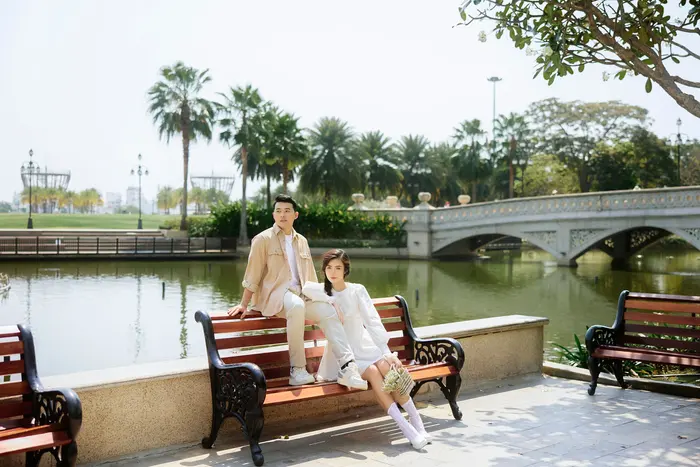 Ngoại cảnh Sài Gòn - ảnh cưới Marie Bridal