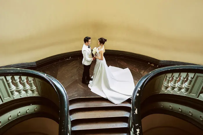 Ngoại cảnh Sài Gòn - ảnh cưới Marie Bridal