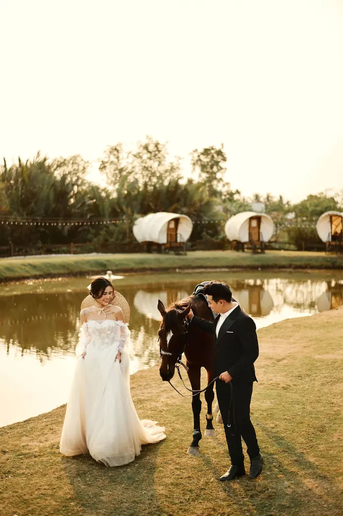 Ngoại cảnh Sài Gòn - ảnh cưới Marie Bridal