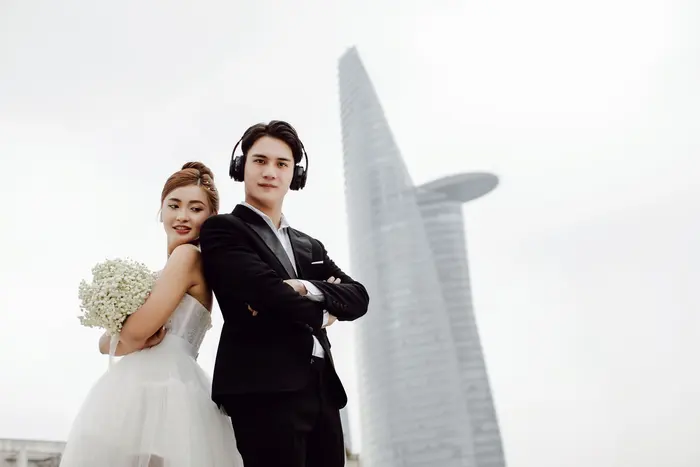 Ngoại cảnh Sài Gòn - ảnh cưới Marie Bridal