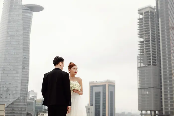 Ngoại cảnh Sài Gòn - ảnh cưới Marie Bridal