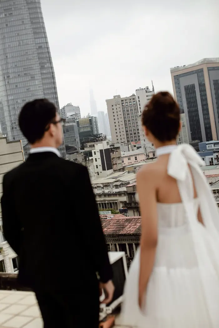 Ngoại cảnh Sài Gòn - ảnh cưới Marie Bridal