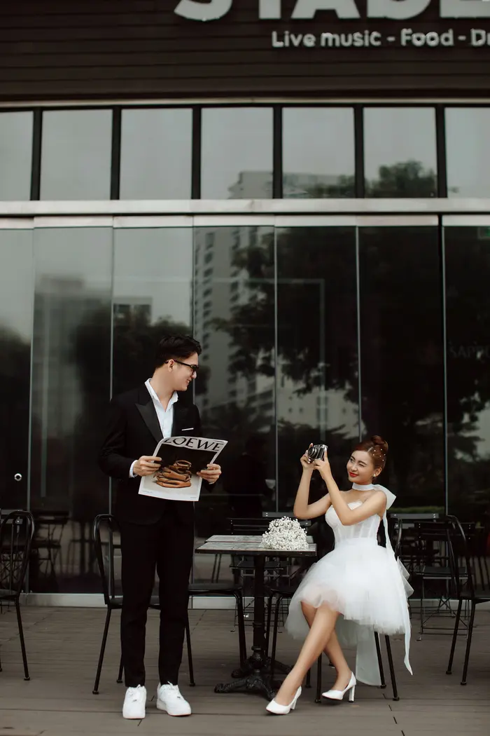 Ngoại cảnh Sài Gòn - ảnh cưới Marie Bridal