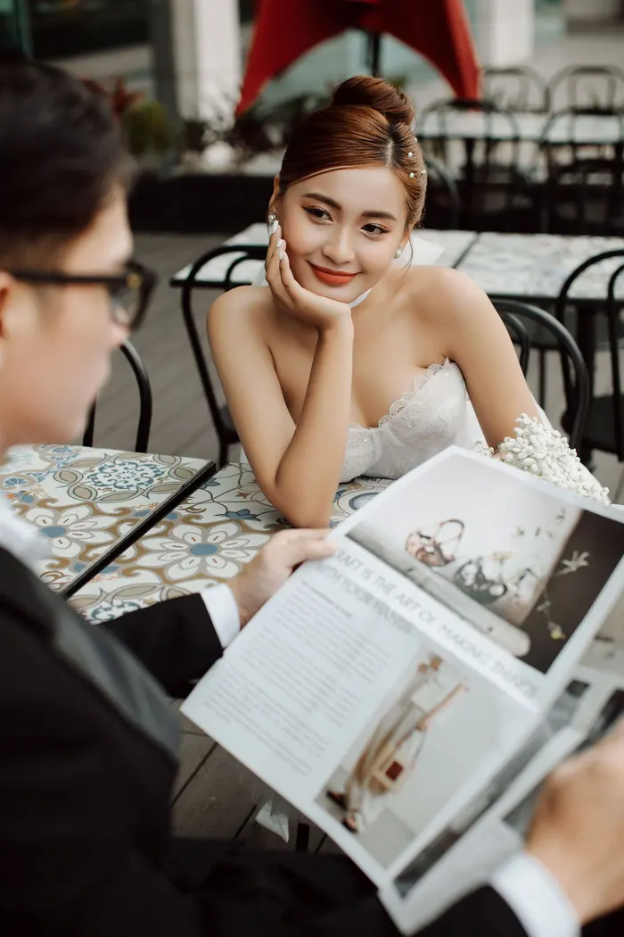 Ngoại cảnh Sài Gòn - ảnh cưới Marie Bridal
