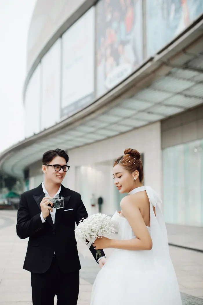 Ngoại cảnh Sài Gòn - ảnh cưới Marie Bridal