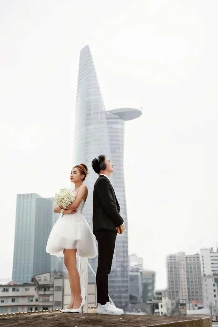 Ngoại cảnh Sài Gòn - ảnh cưới Marie Bridal