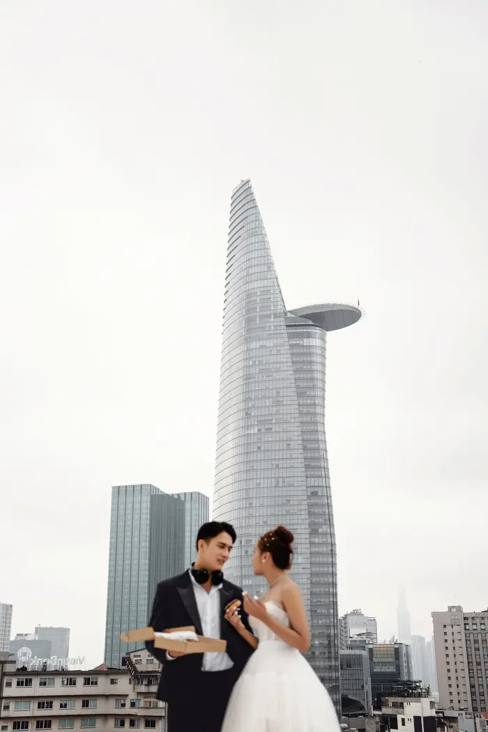 Ngoại cảnh Sài Gòn - ảnh cưới Marie Bridal