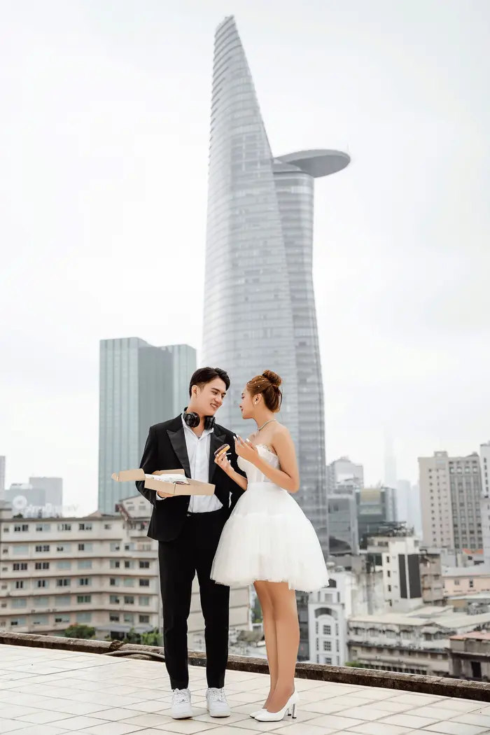 Ngoại cảnh Sài Gòn - ảnh cưới Marie Bridal