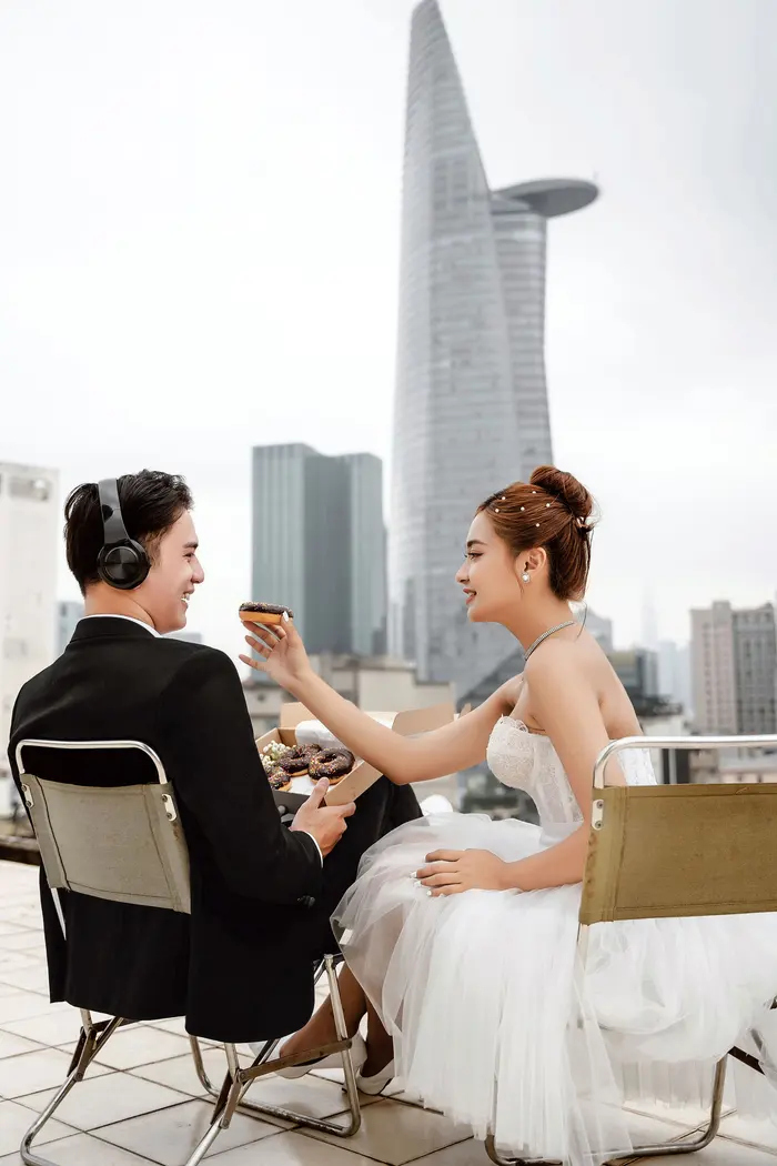 Ngoại cảnh Sài Gòn - ảnh cưới Marie Bridal