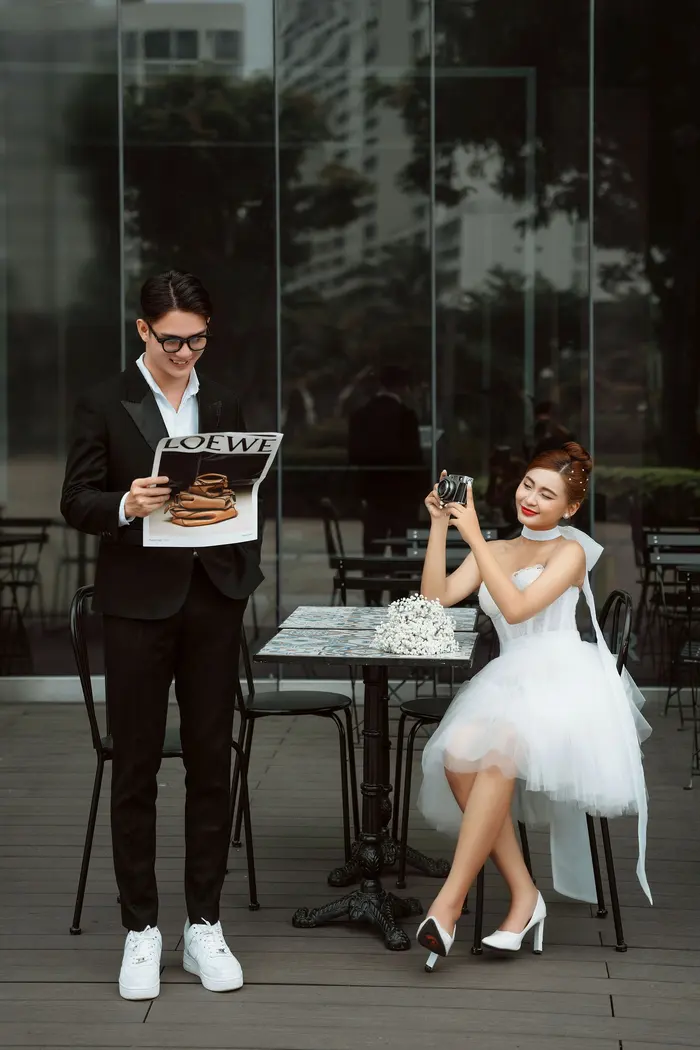 Ngoại cảnh Sài Gòn - ảnh cưới Marie Bridal