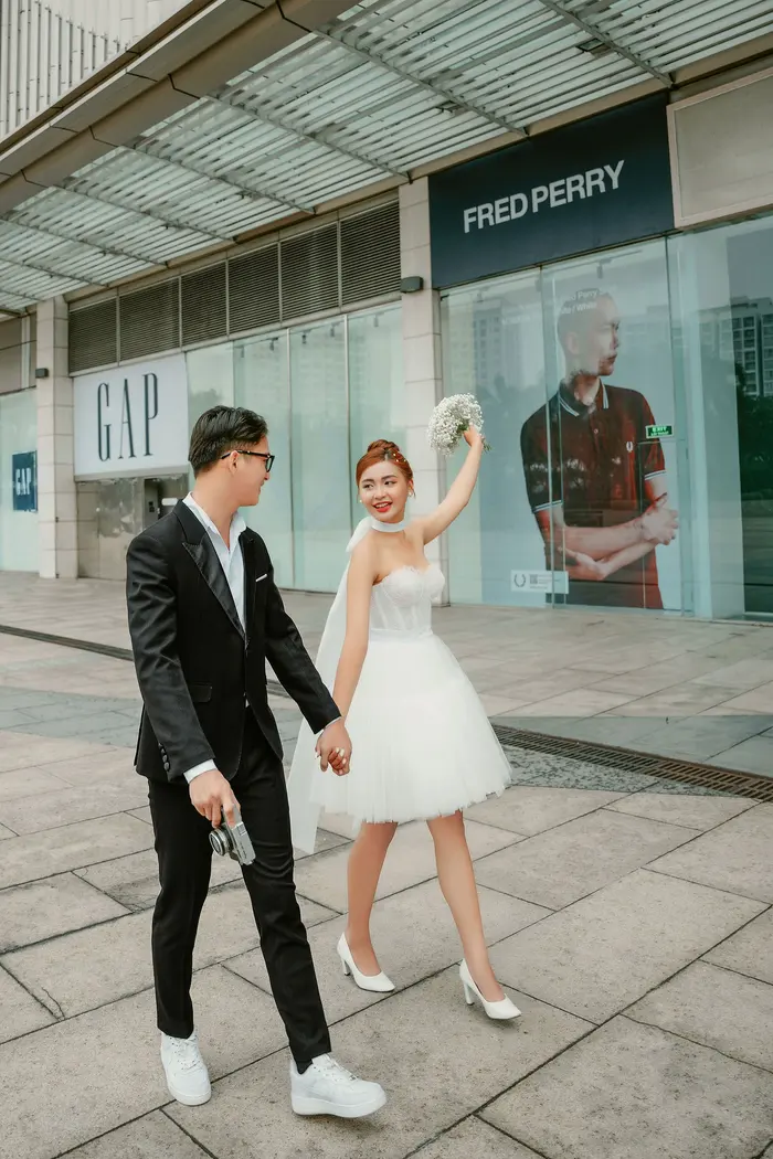 Ngoại cảnh Sài Gòn - ảnh cưới Marie Bridal