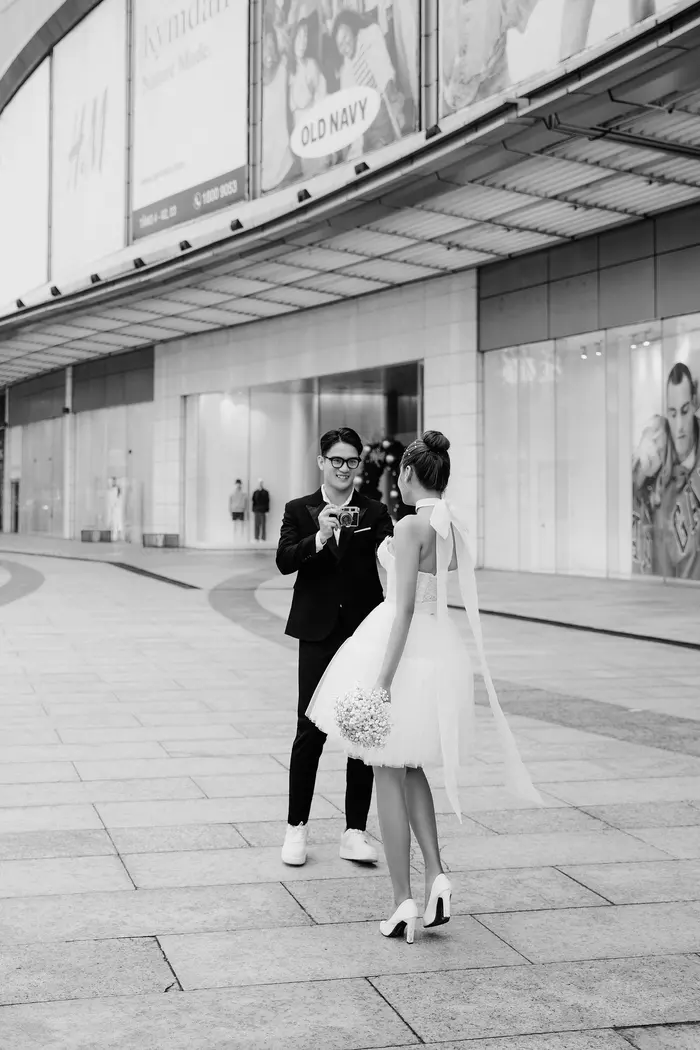 Ngoại cảnh Sài Gòn - ảnh cưới Marie Bridal