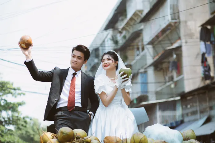 Ngoại cảnh Sài Gòn - ảnh cưới Marie Bridal