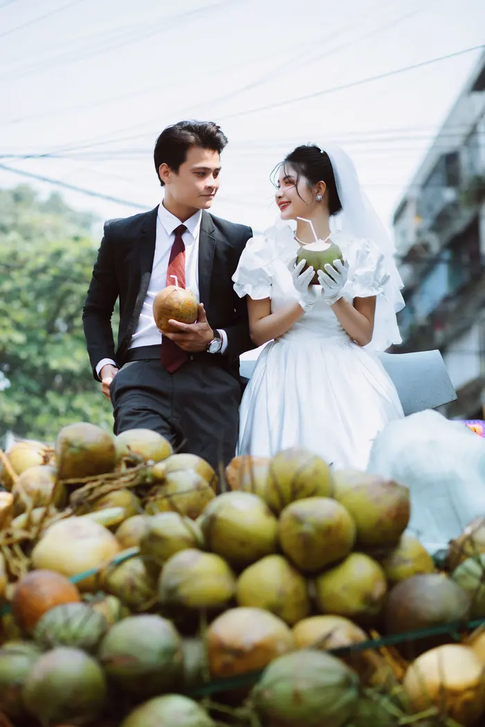 Ngoại cảnh Sài Gòn - ảnh cưới Marie Bridal