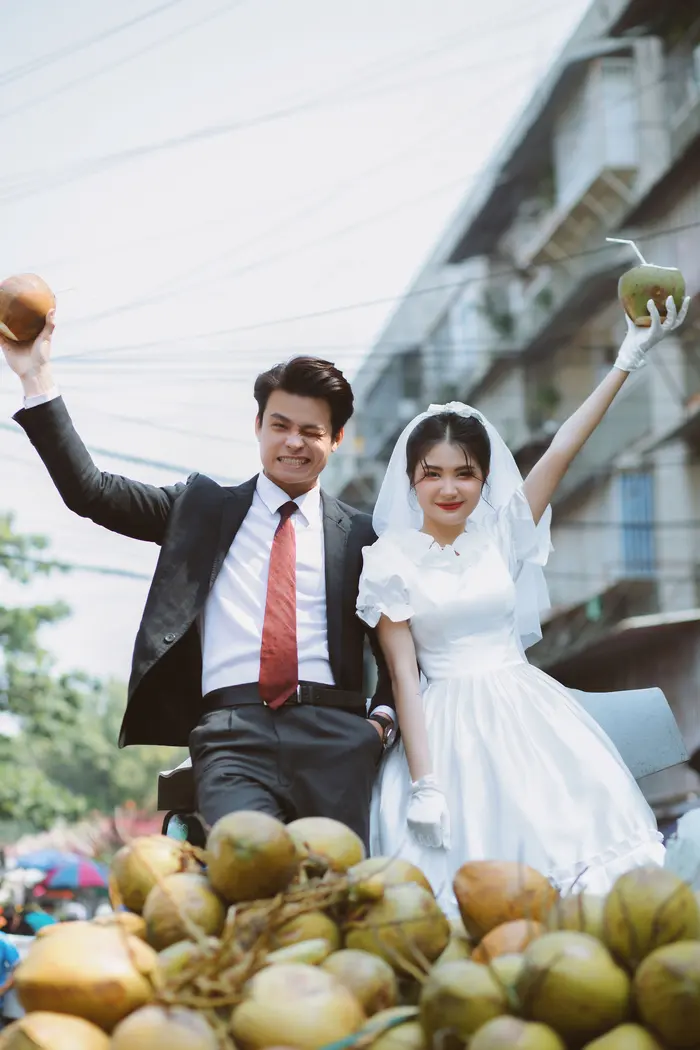 Ngoại cảnh Sài Gòn - ảnh cưới Marie Bridal