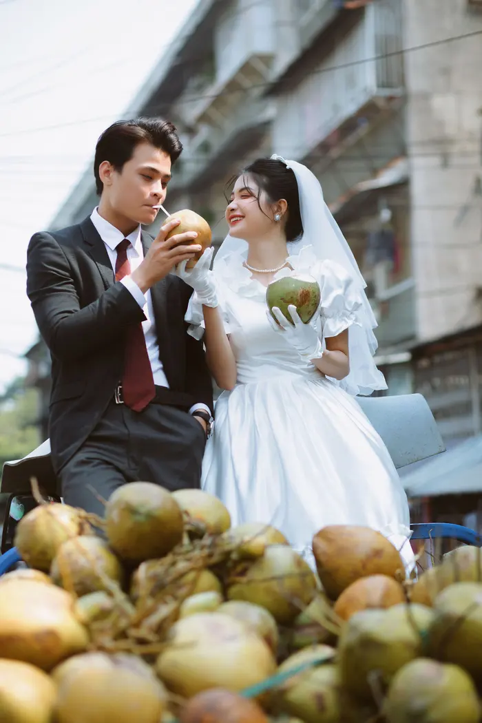 Ngoại cảnh Sài Gòn - ảnh cưới Marie Bridal