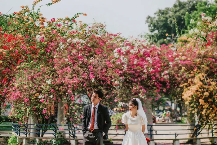 Ngoại cảnh Sài Gòn - ảnh cưới Marie Bridal
