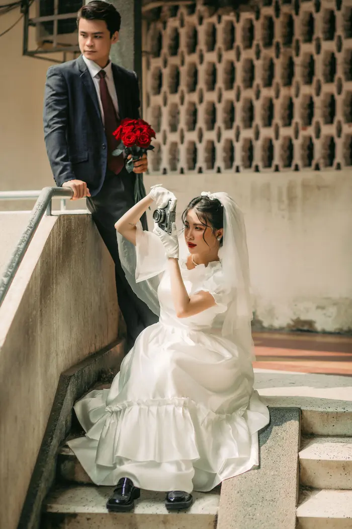 Ngoại cảnh Sài Gòn - ảnh cưới Marie Bridal