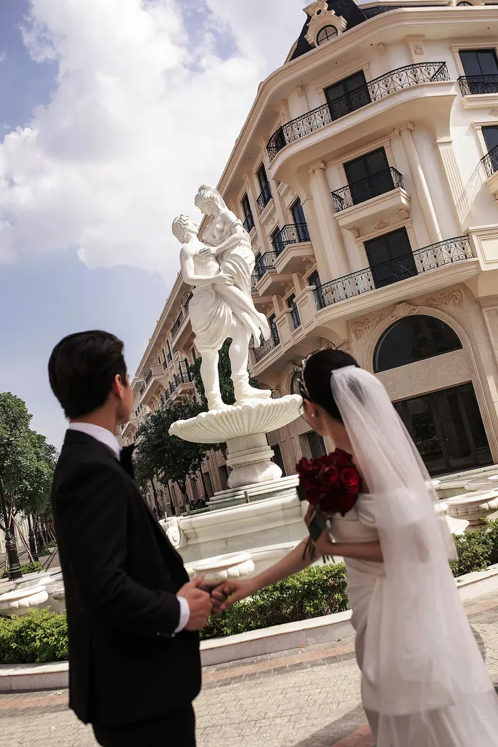 Ngoại cảnh Sài Gòn - ảnh cưới Marie Bridal