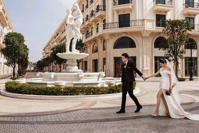 Ngoại cảnh Sài Gòn - ảnh cưới Marie Bridal