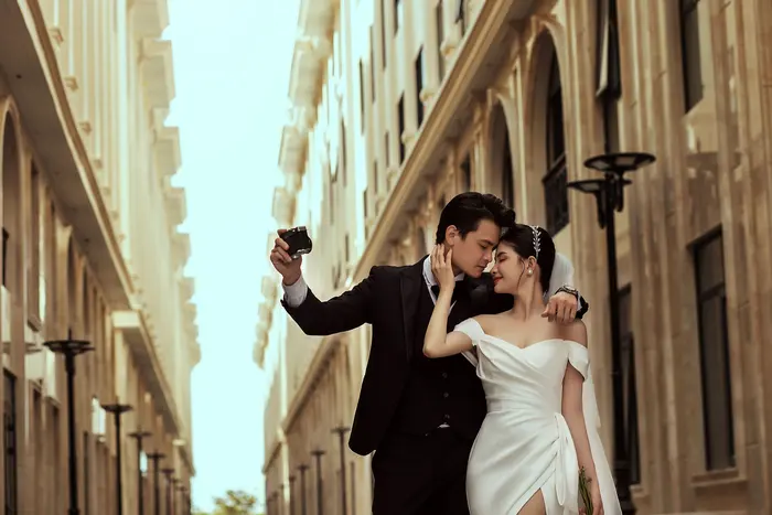 Ngoại cảnh Sài Gòn - ảnh cưới Marie Bridal
