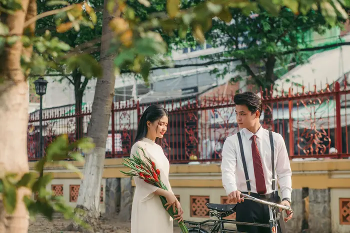 Ngoại cảnh Sài Gòn - ảnh cưới Marie Bridal
