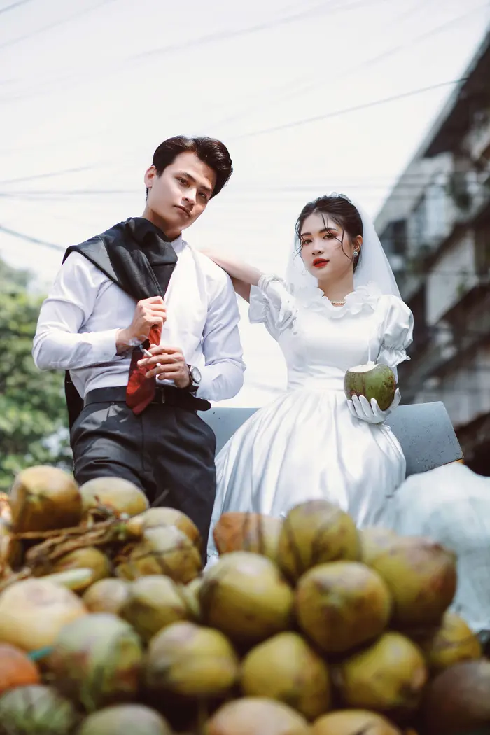 Ngoại cảnh Sài Gòn - ảnh cưới Marie Bridal