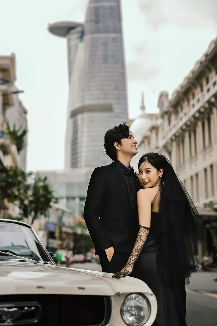 Ngoại cảnh Sài Gòn - ảnh cưới Marie Bridal