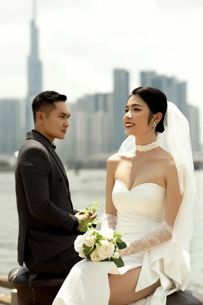 Ngoại cảnh Sài Gòn - ảnh cưới Marie Bridal