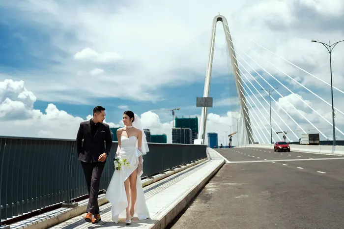 Ngoại cảnh Sài Gòn - ảnh cưới Marie Bridal