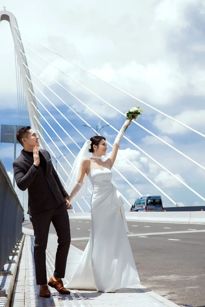 Ngoại cảnh Sài Gòn - ảnh cưới Marie Bridal