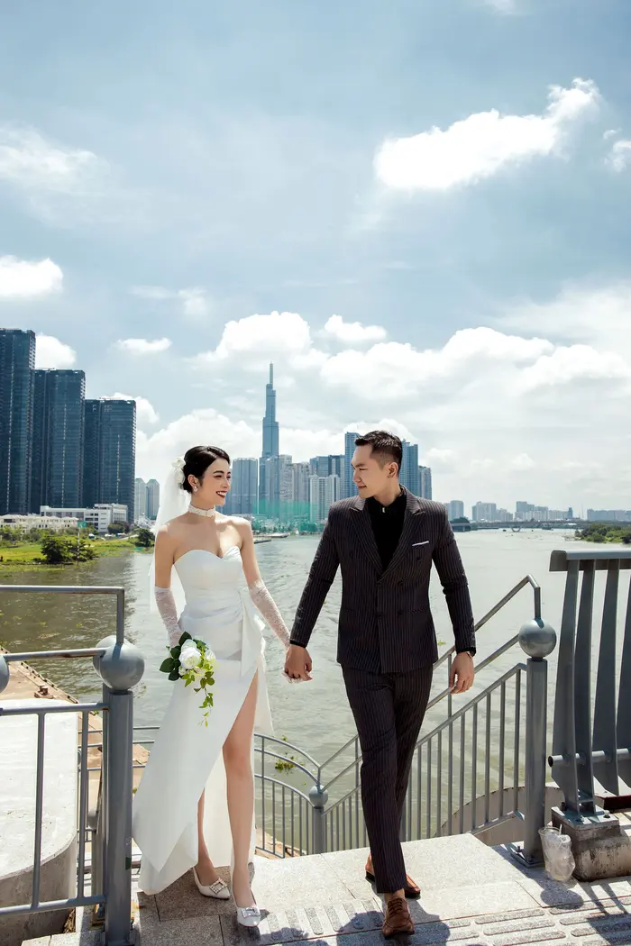 Ngoại cảnh Sài Gòn - ảnh cưới Marie Bridal