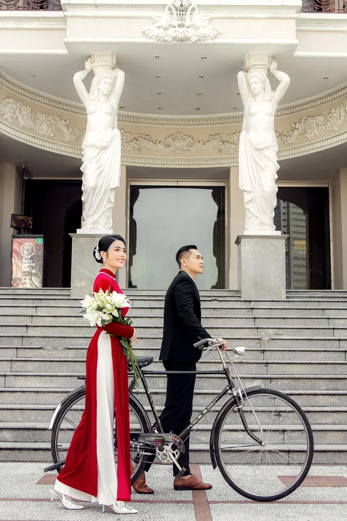 Ngoại cảnh Sài Gòn - ảnh cưới Marie Bridal