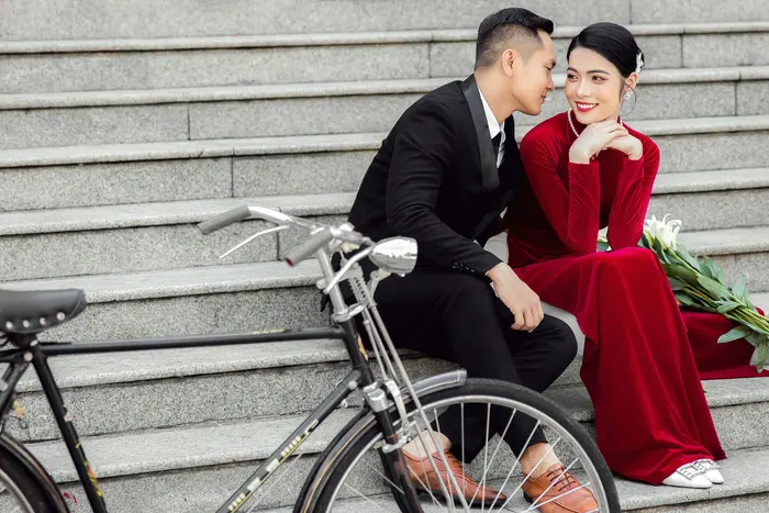 Ngoại cảnh Sài Gòn - ảnh cưới Marie Bridal