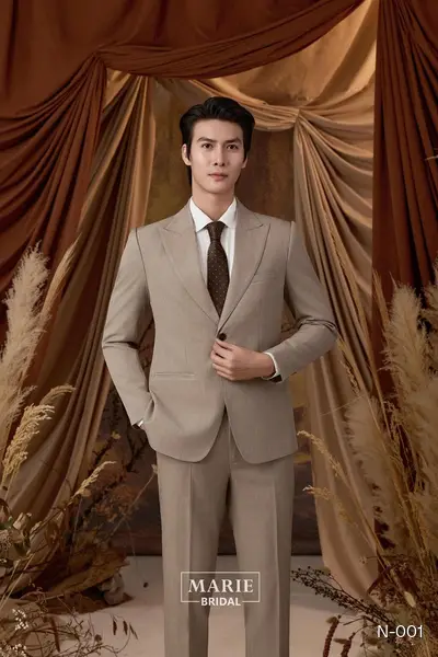 Veston – Nâu nhạt - Marie Bridal