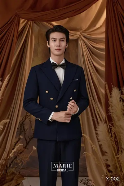 Veston- Xanh dương - Marie Bridal